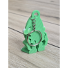 Figlarny Breloczek Grinch - Świąteczna Psota 3D - Brelok Druk3d Keychain