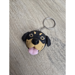 Uroczy Rottweiler Brelok i Magnes na Lodówkę 2w1 3D - Druk3d Keychain