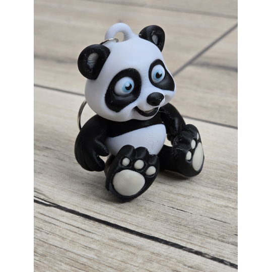 Brelok Panda 3D do Kluczy / Torebki - Druk3d Keychain fidget mixGadzet