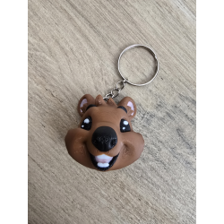 Uśmiechniety Quokka Brelok 2w1 - Magnes na Lodówkę! 3D - Druk3d Keychain