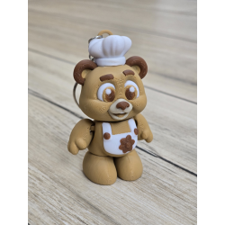 Brelok Miś kucharz Chef 3D...