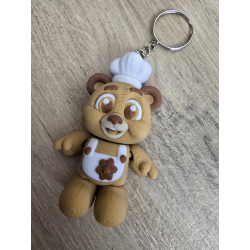 Brelok Miś kucharz Chef 3D - Brelok Druk3d fidget Keychain mixGadzet