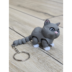 Uroczy Koci Breloczek 3D - Brelok Druk3d fidget Keychain mixGadzet