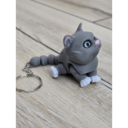 Uroczy Koci Breloczek 3D - Brelok Druk3d fidget Keychain mixGadzet