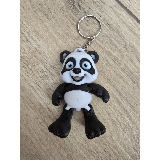 Brelok Panda 3D do Kluczy / Torebki - Druk3d Keychain fidget mixGadzet