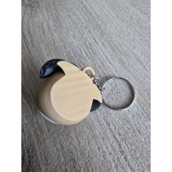 Słodki Pyszczek Buldoga: Brelok 2w1 Magnes na Lodówkę 3D - Druk3d fidget