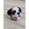 Słodki Pyszczek Buldoga: Brelok 2w1 Magnes na Lodówkę 3D - Druk3d fidget
